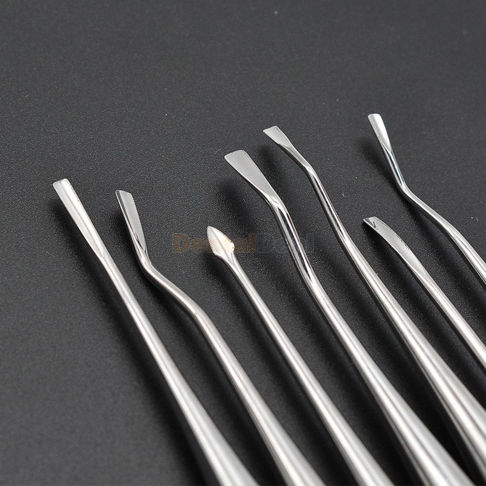 7Pcs Dental Root Elevator Tooth Extracting Elevator with Sterilization Case